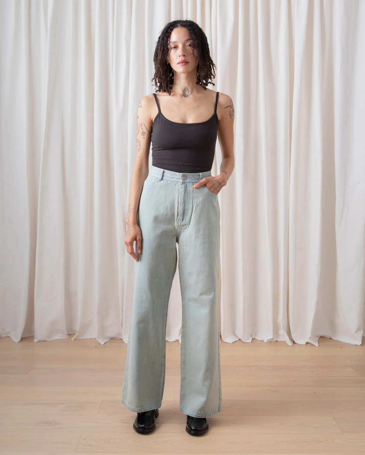 FITTED PANT - LIGHT DENIM sold by Ali Golden product image thumbnail 2