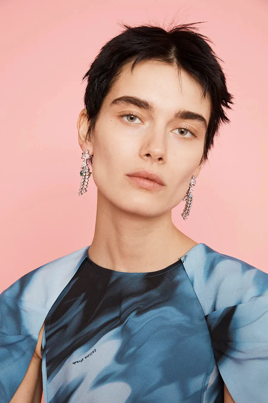 STELLA DANGLE EARRINGS - SPLASH sold by Ali Golden product image thumbnail 3