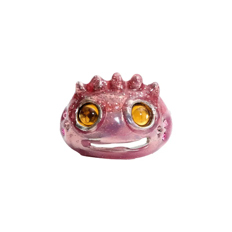 LIBERTY FROG RING - SOFT PINK sold by Ali Golden