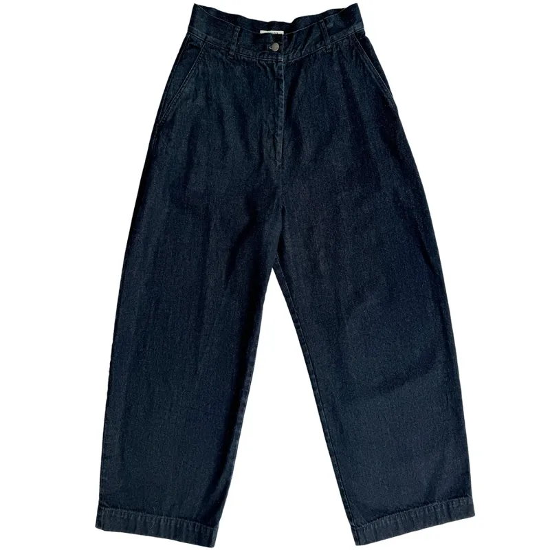LOOSE BARREL PANT - DARK DENIM sold by Ali Golden