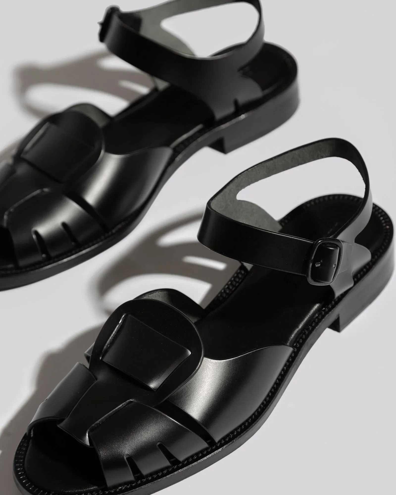 ANCORA FISHERMAN SANDAL - BLACK sold by Ali Golden product image thumbnail 3
