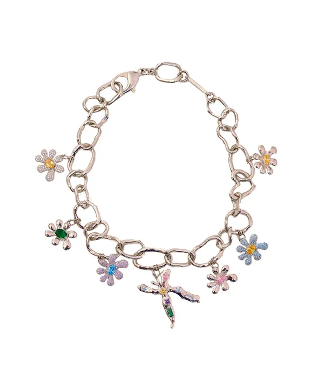 CHARM NECKLACE - SILVER made by Collina Strada