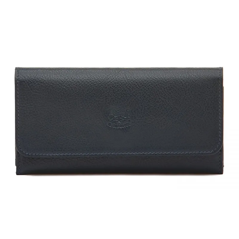 CONTINENTAL WALLET - BLUE sold by Ali Golden