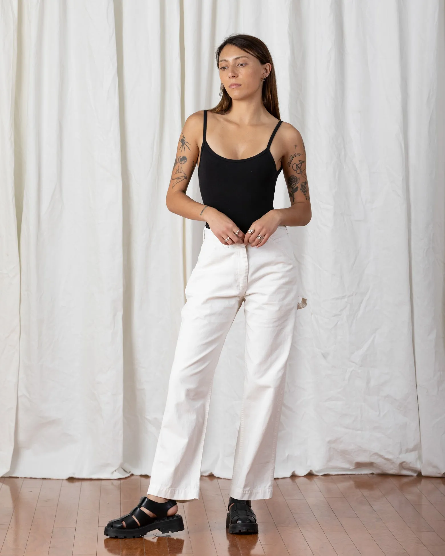 PAINTER PANT - BONE sold by Ali Golden product image thumbnail 5