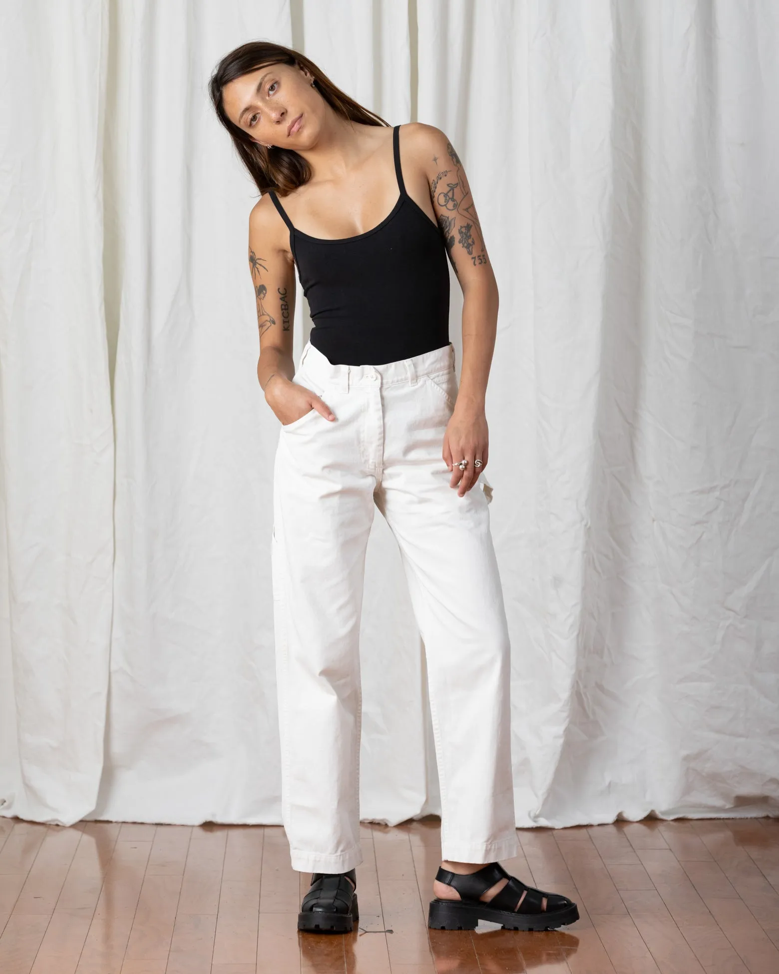 PAINTER PANT - BONE sold by Ali Golden product image thumbnail 3