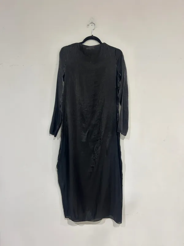 SAMPLE - SHINY PLEATED DRESS - BLACK made by Ali Golden