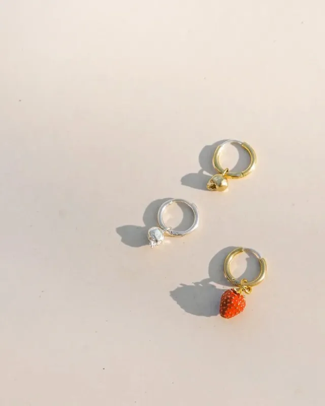 CHARM HOOP - STERLING SILVER sold by Ali Golden