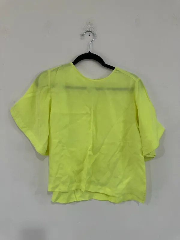 SAMPLE - WOVEN T-SHIRT - NEON YELLOW made by Ali Golden