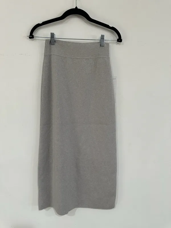 SAMPLE - KNIT PENCIL MIDI SKIRT - GRAY made by Ali Golden