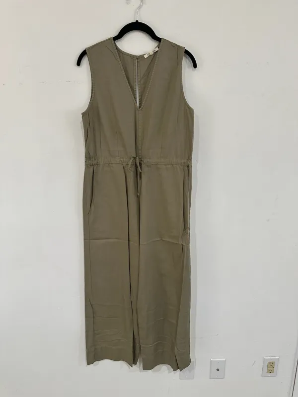 SAMPLE - COTTON SLIT-BACK JUMPER - KHAKI made by Ali Golden