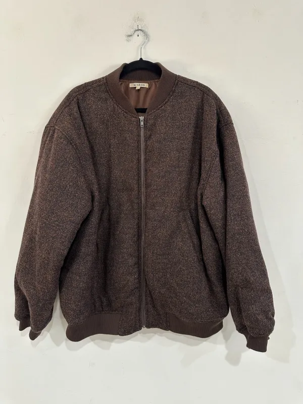 SAMPLE - OVERSIZED BOMBER JACKET - WOOL SPECKLE made by Ali Golden