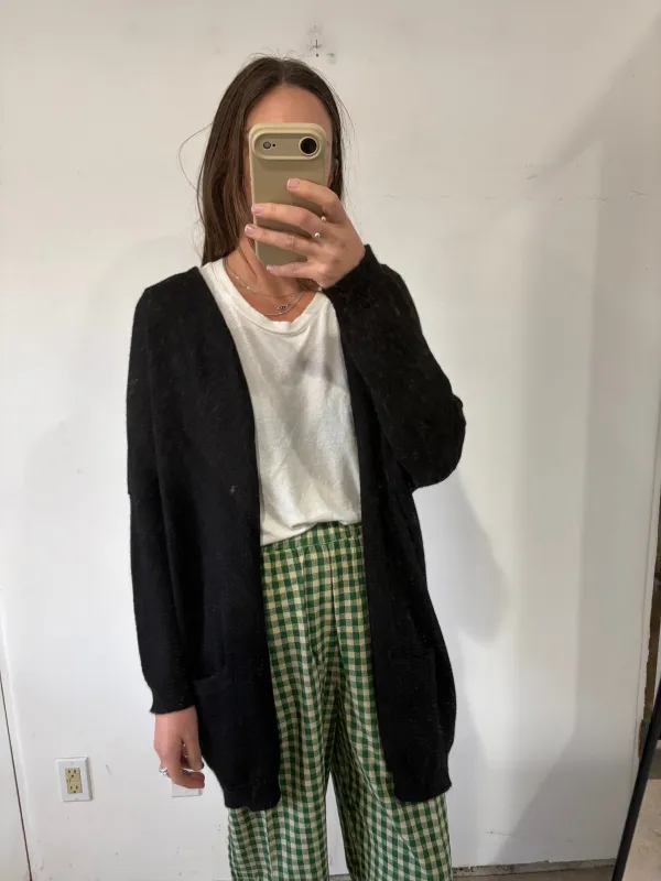 SAMPLE - FULL CARDIGAN - BLACK made by Ali Golden