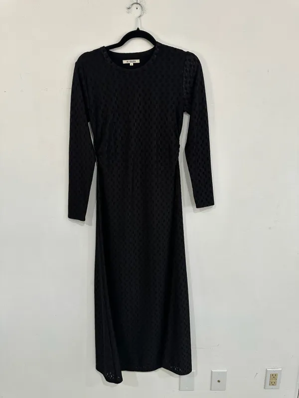 SAMPLE - FITTED LS DRESS - BLACK CHECK sold by Ali Golden