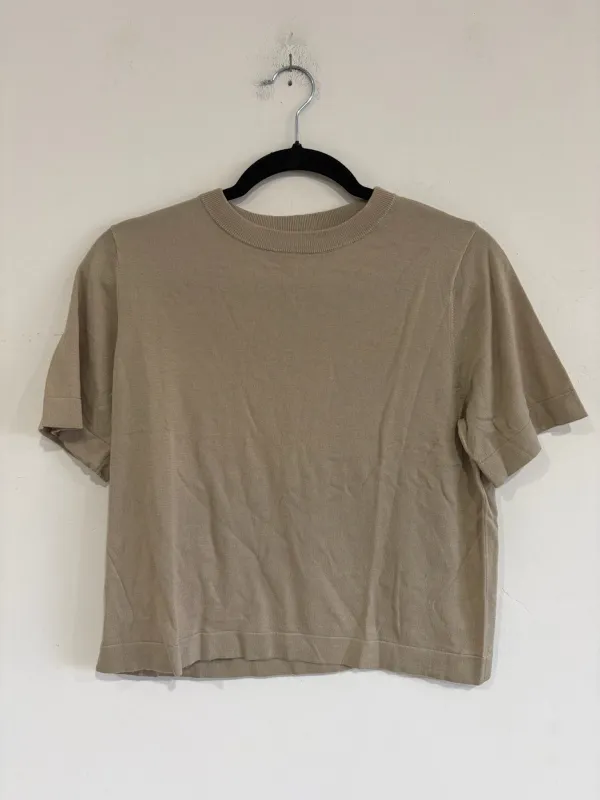 SAMPLE - KNIT T-SHIRT - TAUPE made by Ali Golden