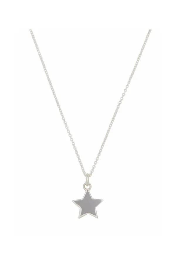 STAR NECKLACE - SILVER sold by Ali Golden
