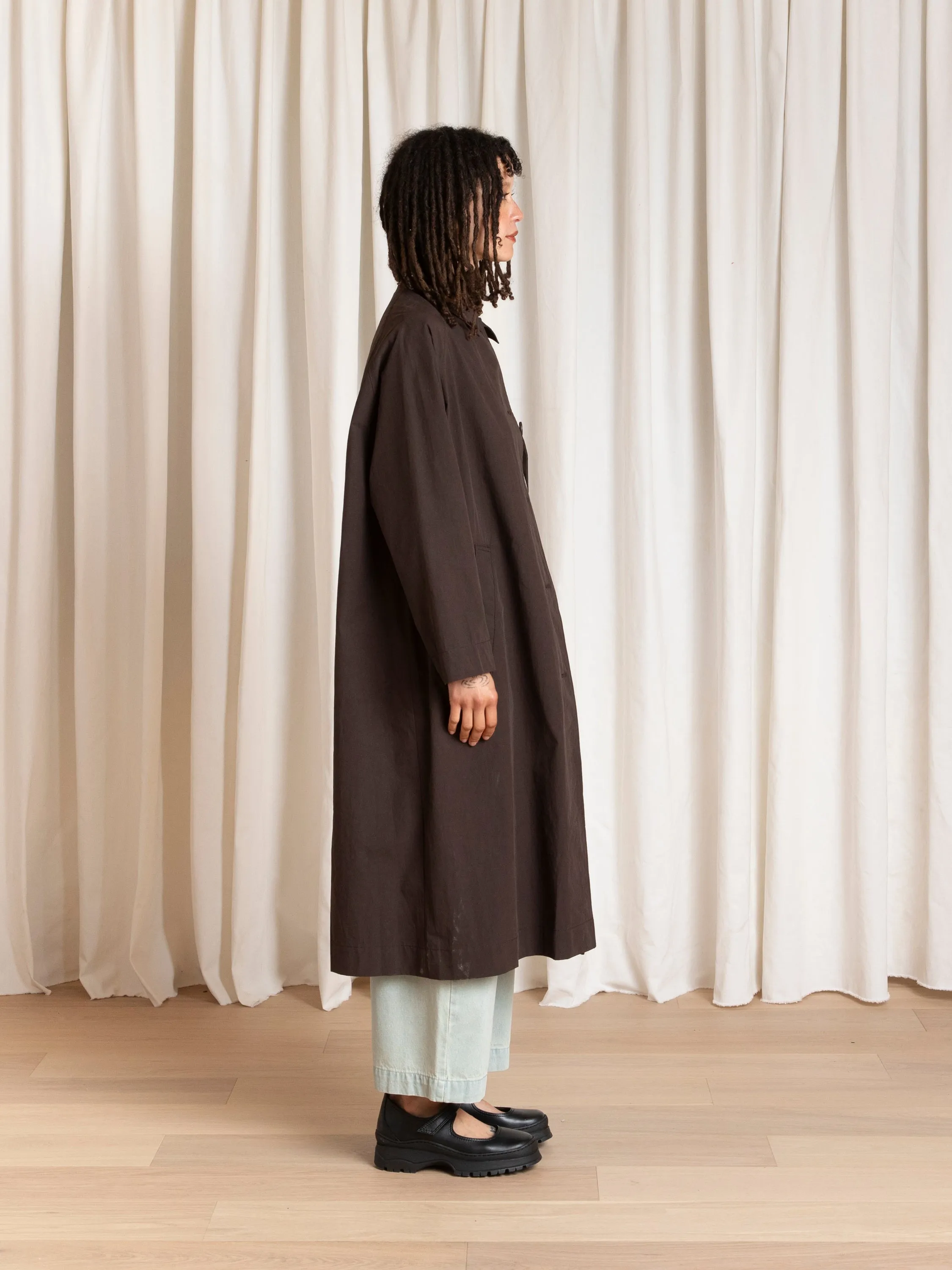 SPRING NEW TRENCH - DARK BROWN sold by Ali Golden product image thumbnail 5