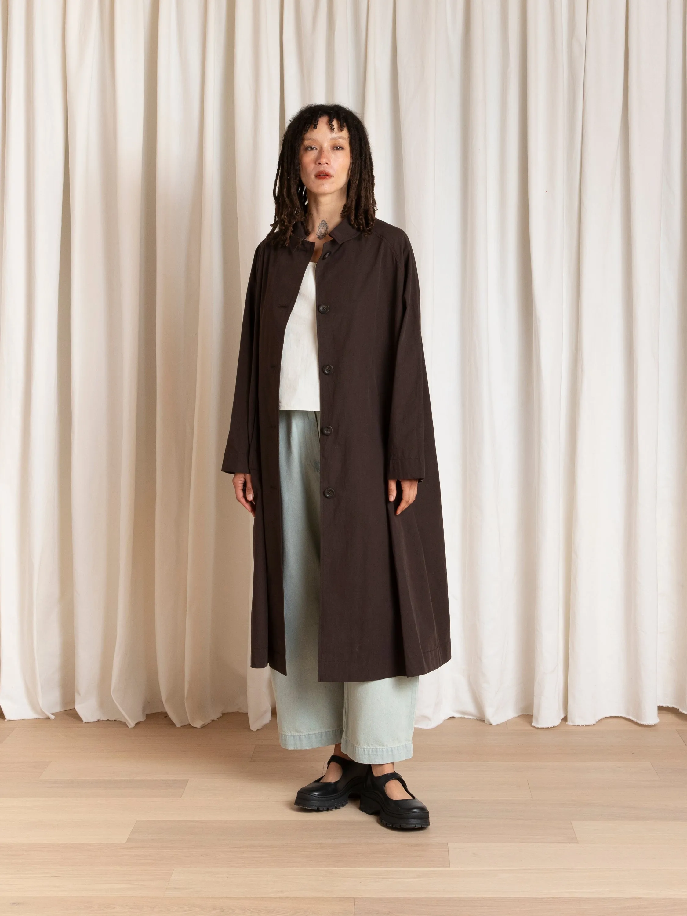 SPRING NEW TRENCH - DARK BROWN sold by Ali Golden product image thumbnail 3