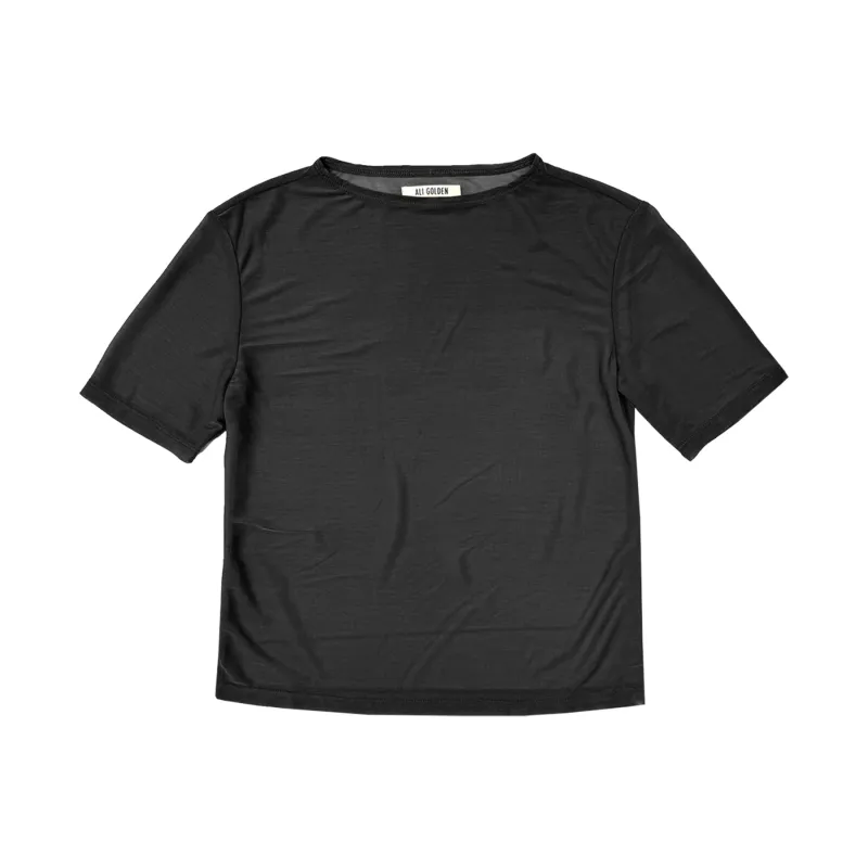 NEW MESH T-SHIRT - BLACK made by Ali Golden