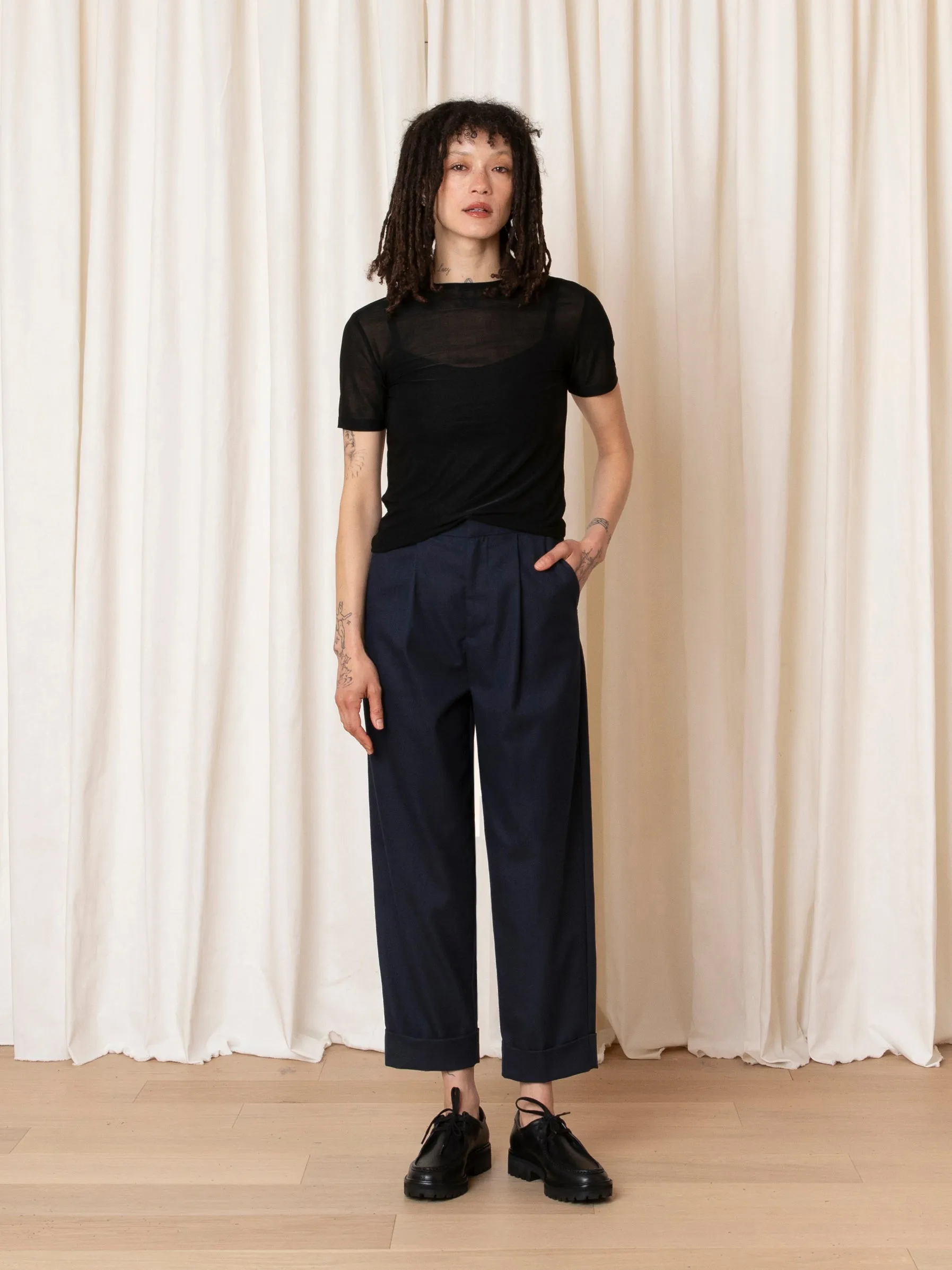 NEW MESH T-SHIRT - BLACK sold by Ali Golden product image thumbnail 4