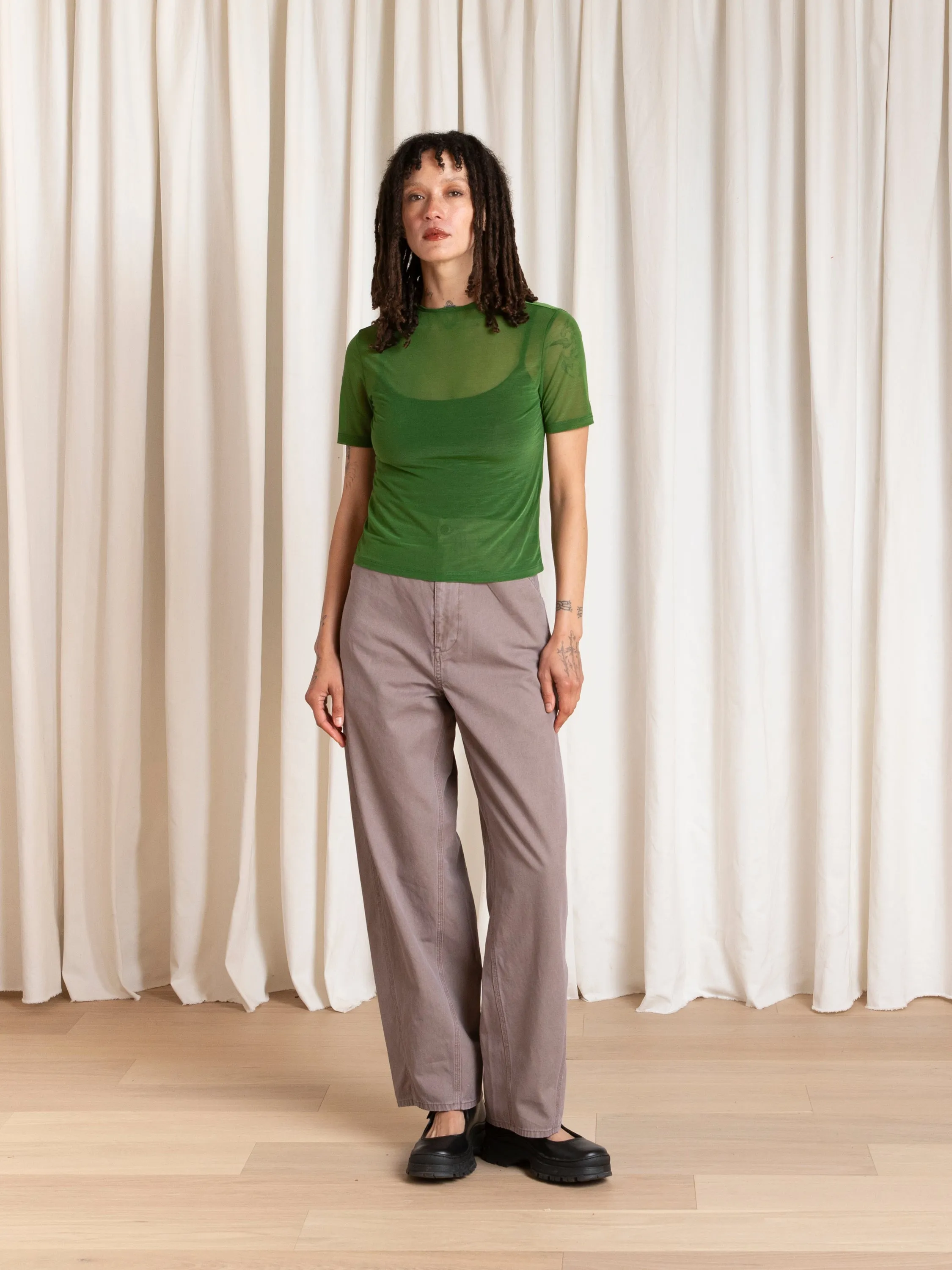 NEW MESH T-SHIRT - GRASS sold by Ali Golden product image thumbnail 4