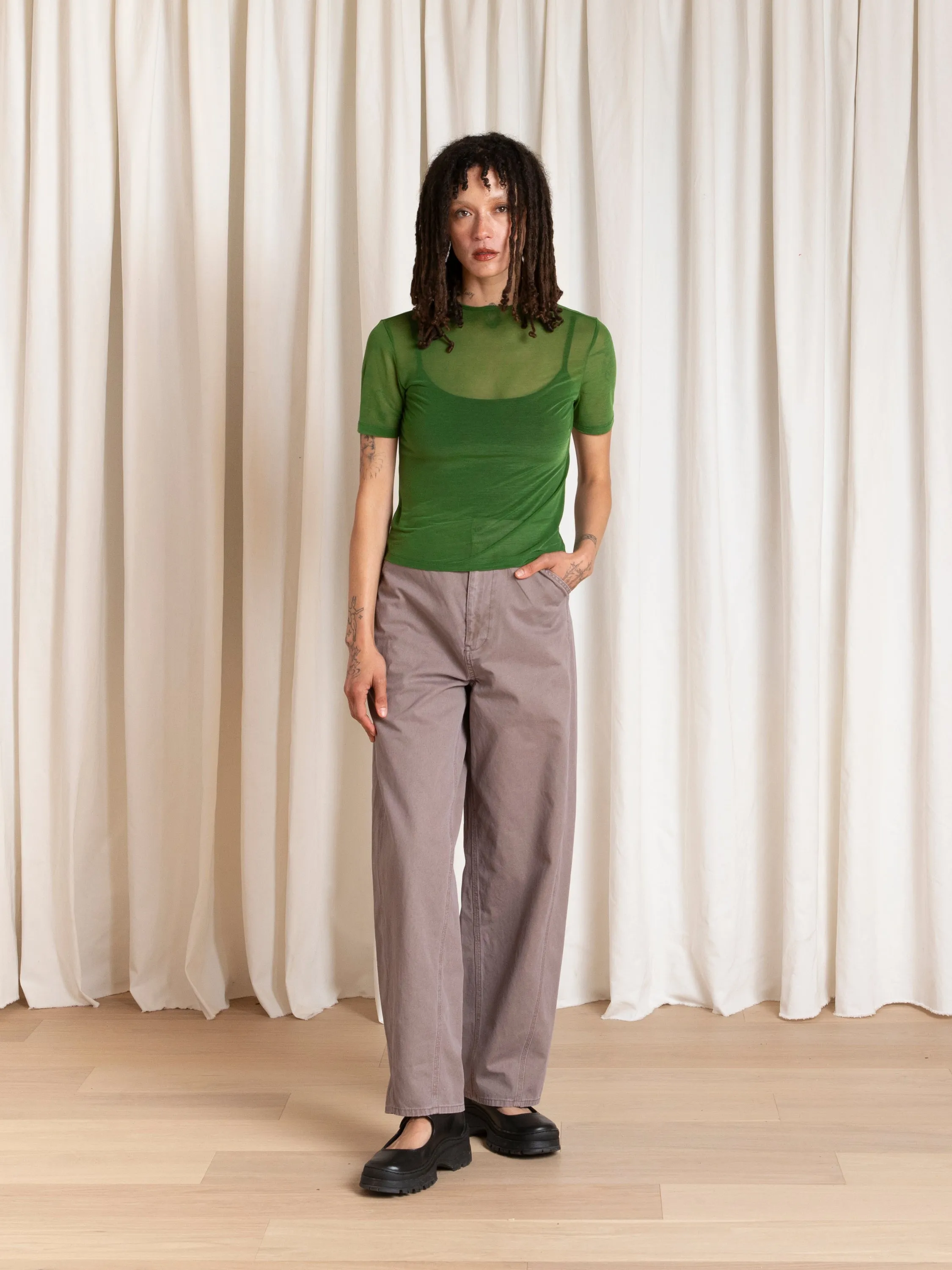 NEW MESH T-SHIRT - GRASS sold by Ali Golden product image thumbnail 3