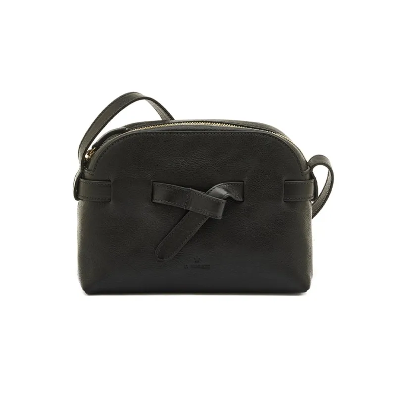 ELISA CROSS BODY BAG - BLACK made by Il Bisonte