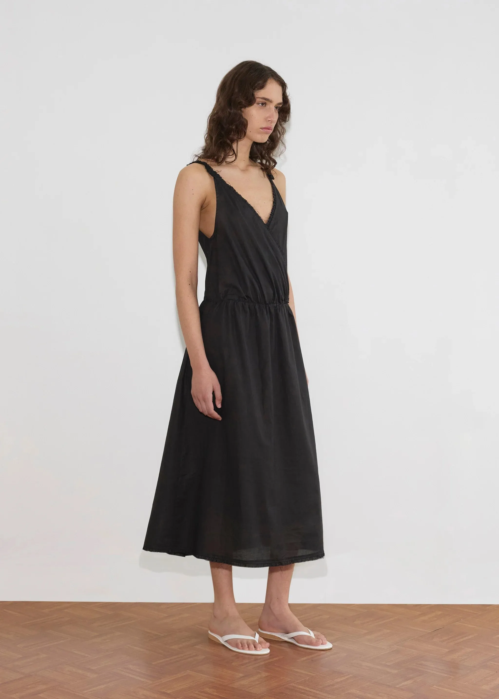 CROSSED DRESS - BLACK sold by Ali Golden product image thumbnail 3