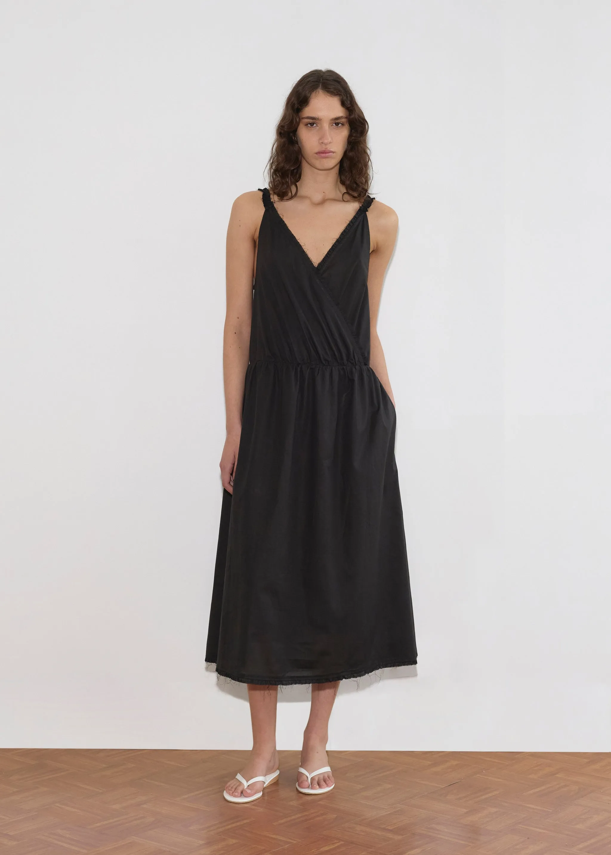 CROSSED DRESS - BLACK sold by Ali Golden product image thumbnail 2