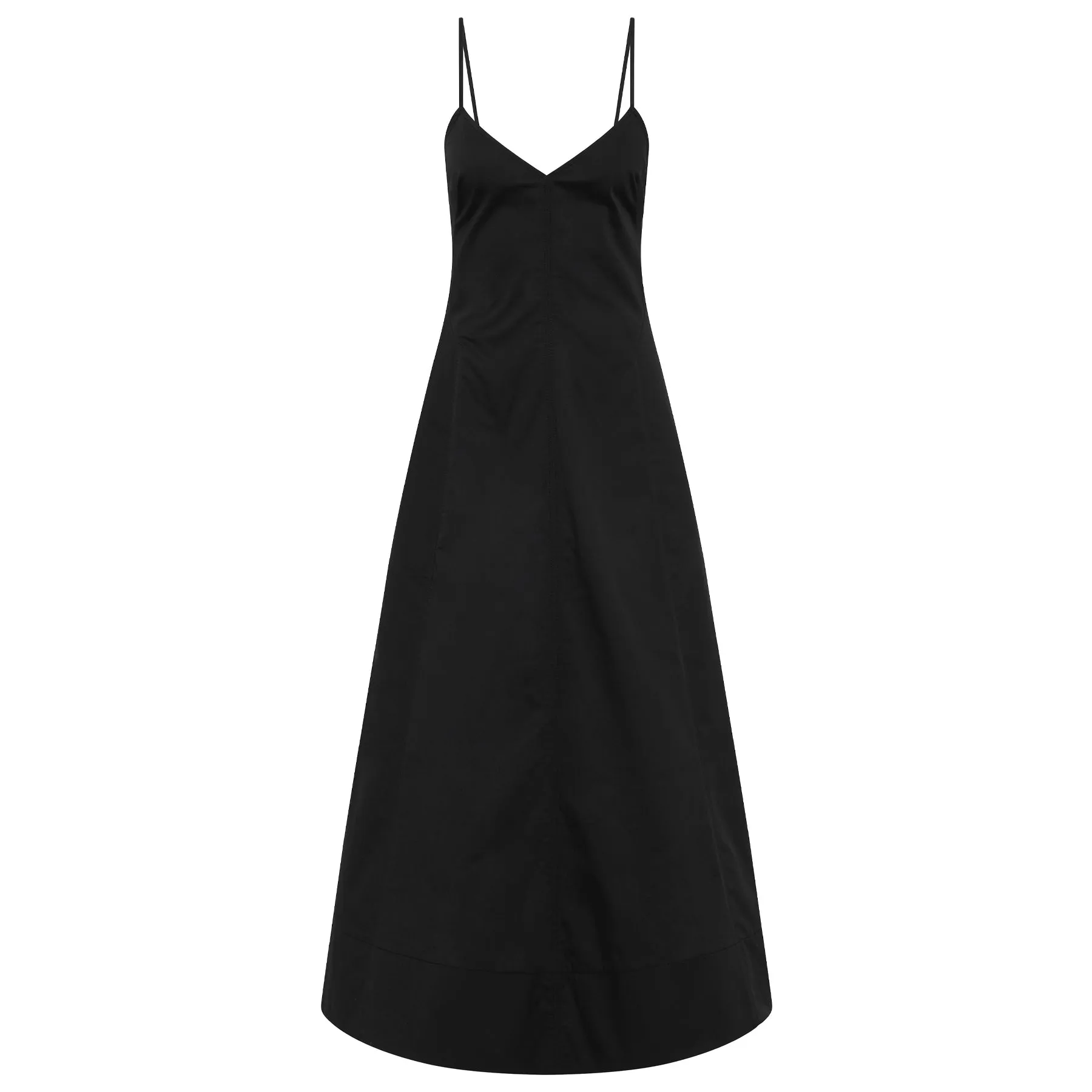 STRUCTURED COTTON DRESS - BLACK sold by Ali Golden