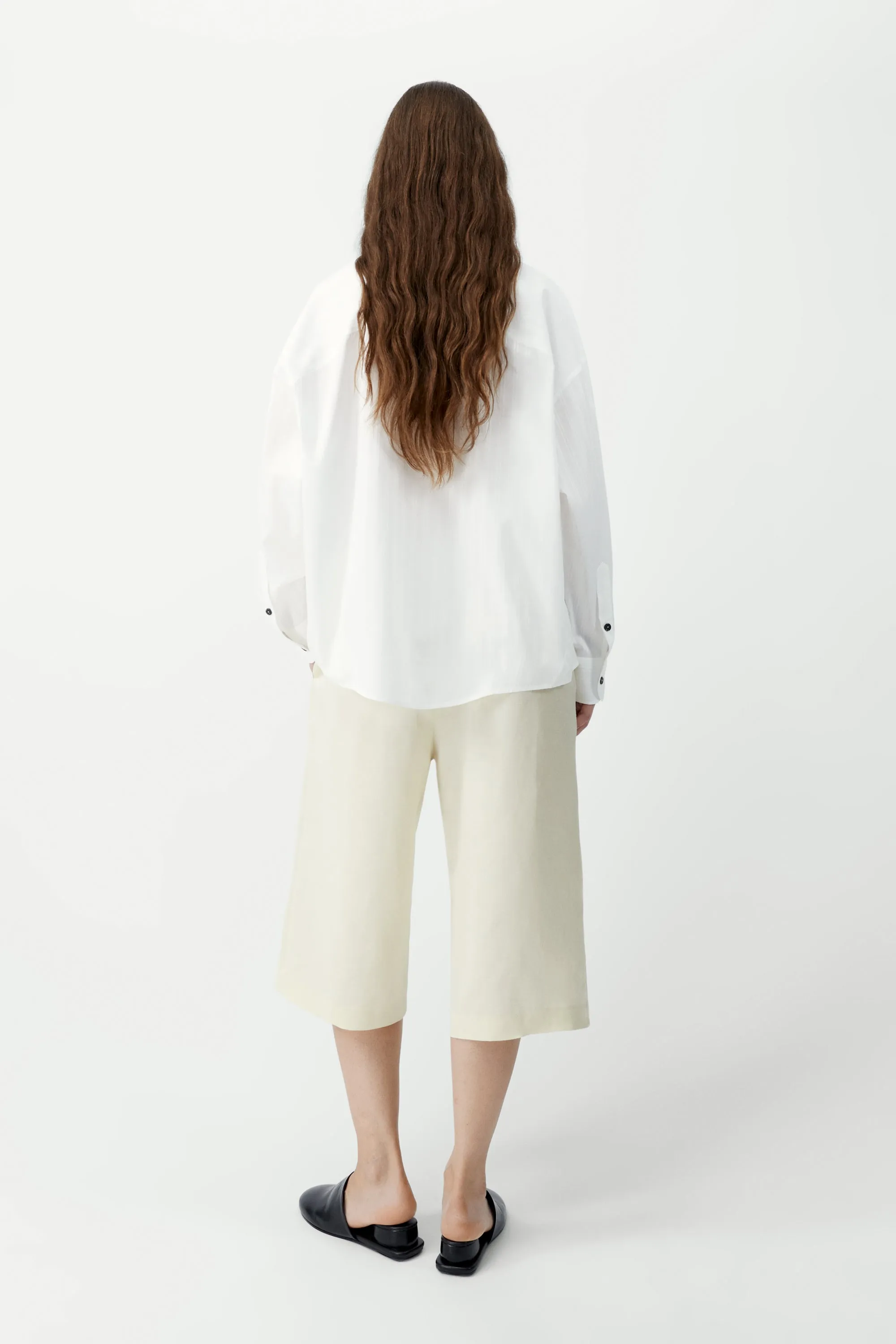 OVERSIZED LACE SHIRT - WHITE sold by Ali Golden product image thumbnail 4