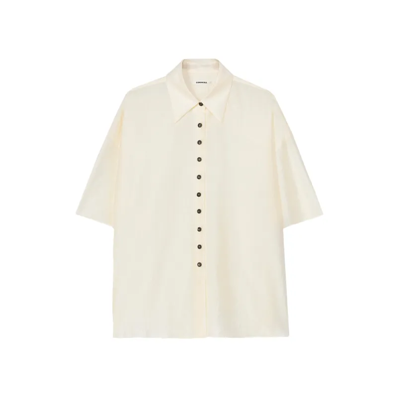SHORT SLEEVE SHIRT - MARFIL made by Cordera