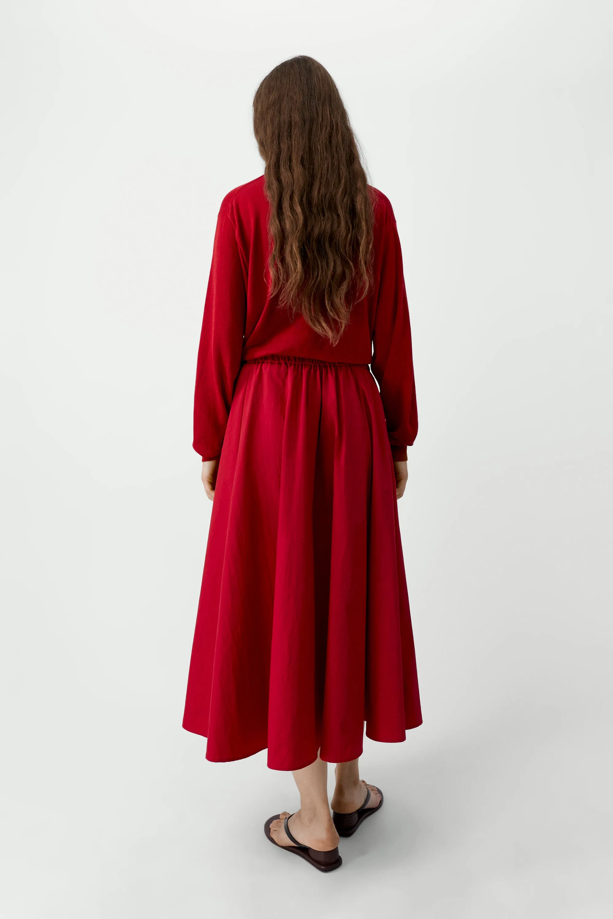 TECHNICAL SKIRT - RED sold by Ali Golden product image thumbnail 4