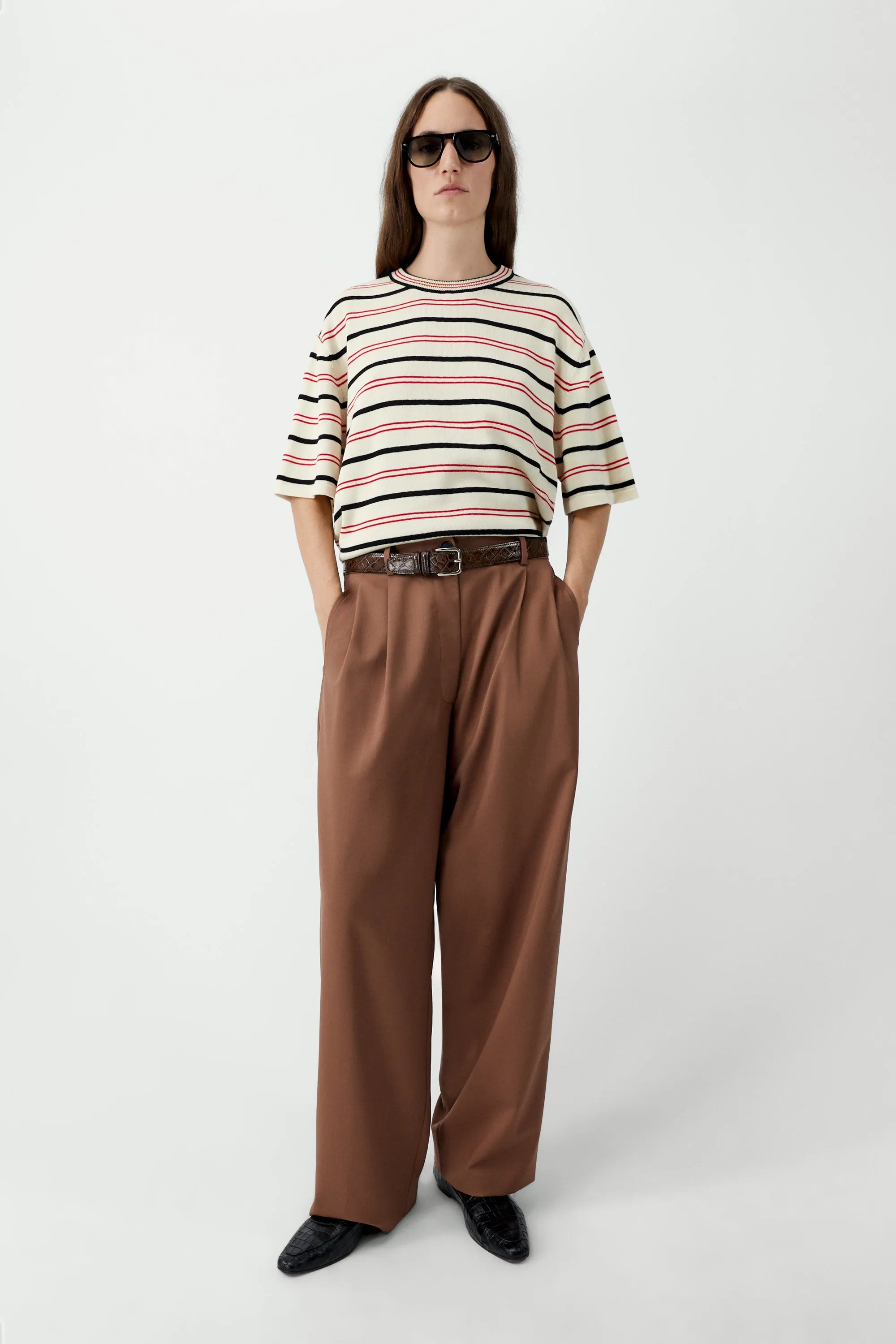 ORGANIC COTTON STRIPED T-SHIRT sold by Ali Golden product image thumbnail 2