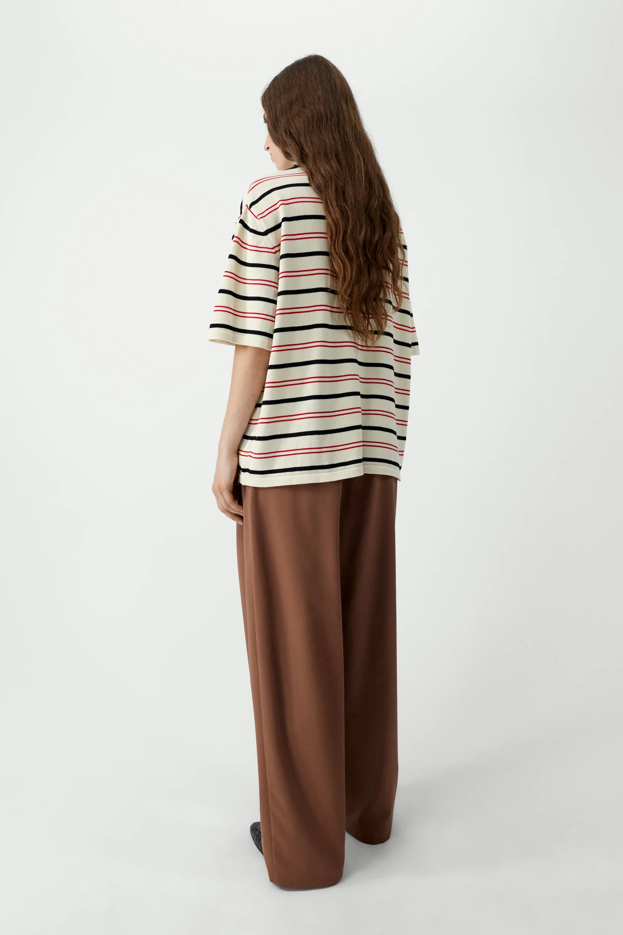 ORGANIC COTTON STRIPED T-SHIRT sold by Ali Golden product image thumbnail 4