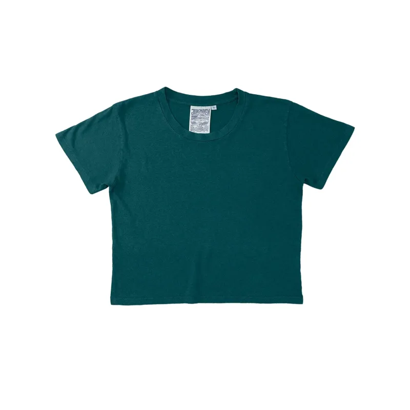 CROPPED LOREL TEE - DEEP TEAL made by Jungmaven