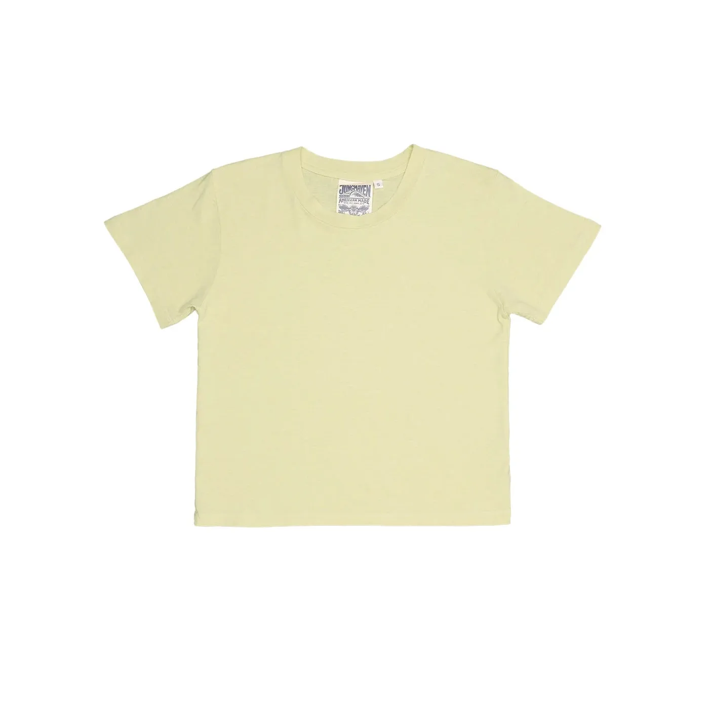 CROPPED LOREL TEE - SUNBLEACHED YELLOW sold by Ali Golden