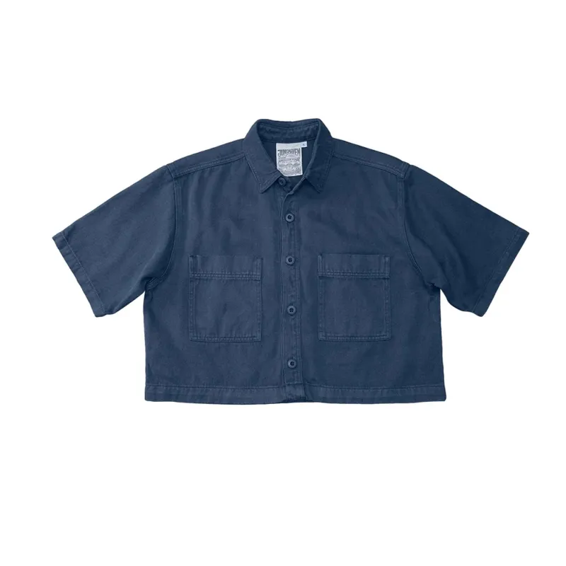 PHINNEY TWILL SHIRT - DEEP INDIGO made by Jungmaven