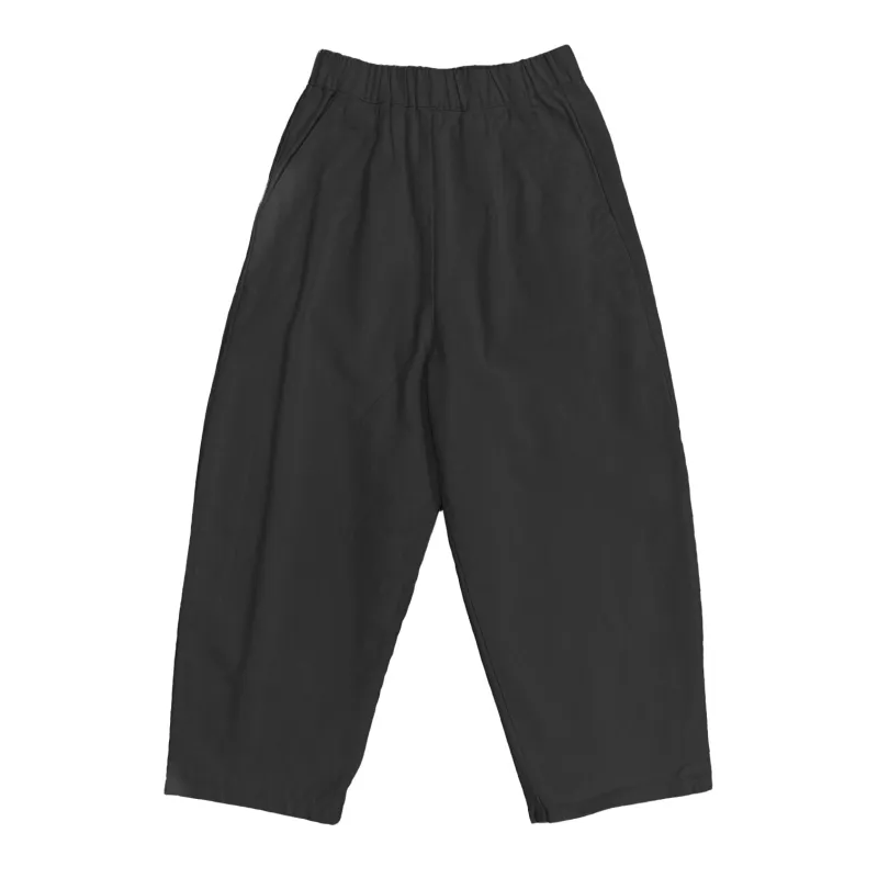 BARREL PANT - FADED BLACK made by Micaela Greg