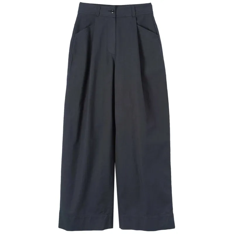 PLEAT POCKET TROUSERS - INK made by Ali Golden