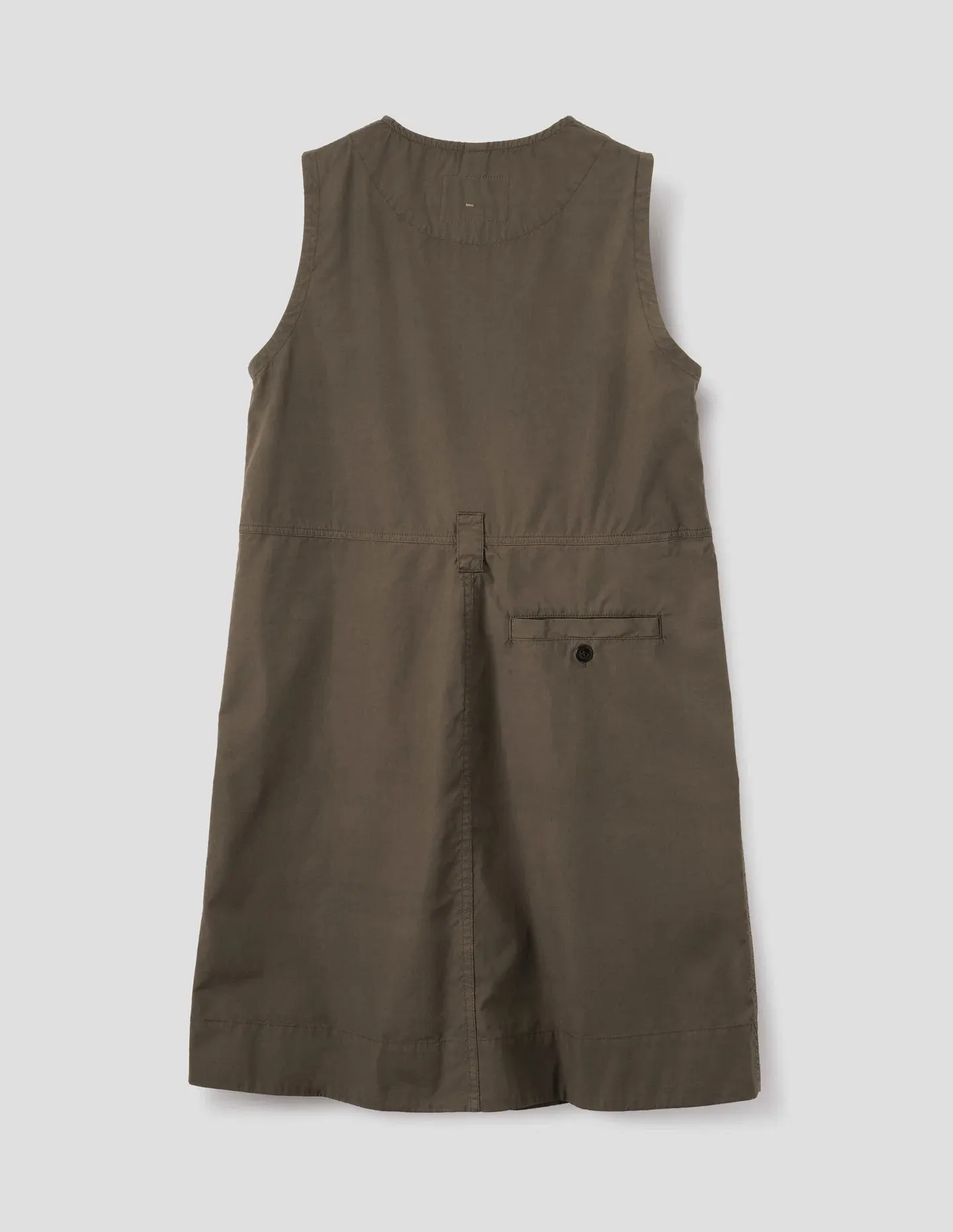 UNIFORM DRESS - SANDED COTTON POPLIN - UMBER sold by Ali Golden product image thumbnail 5