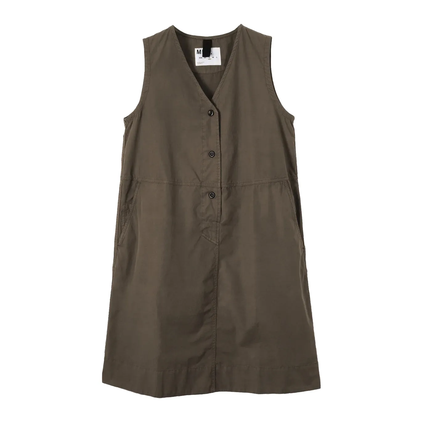 UNIFORM DRESS - SANDED COTTON POPLIN - UMBER sold by Ali Golden