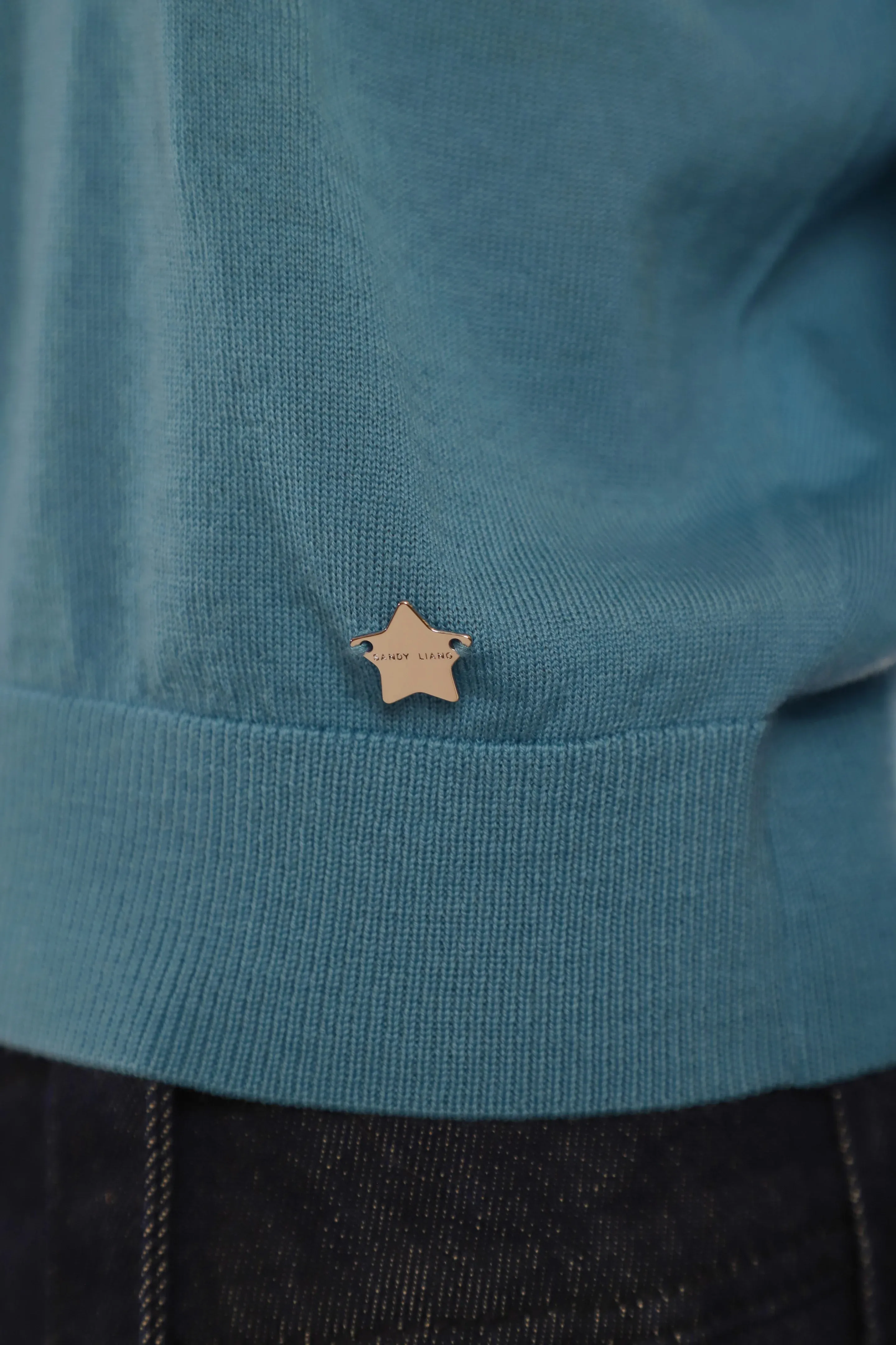 LEY CARDIGAN - CERULEAN sold by Ali Golden product image thumbnail 4