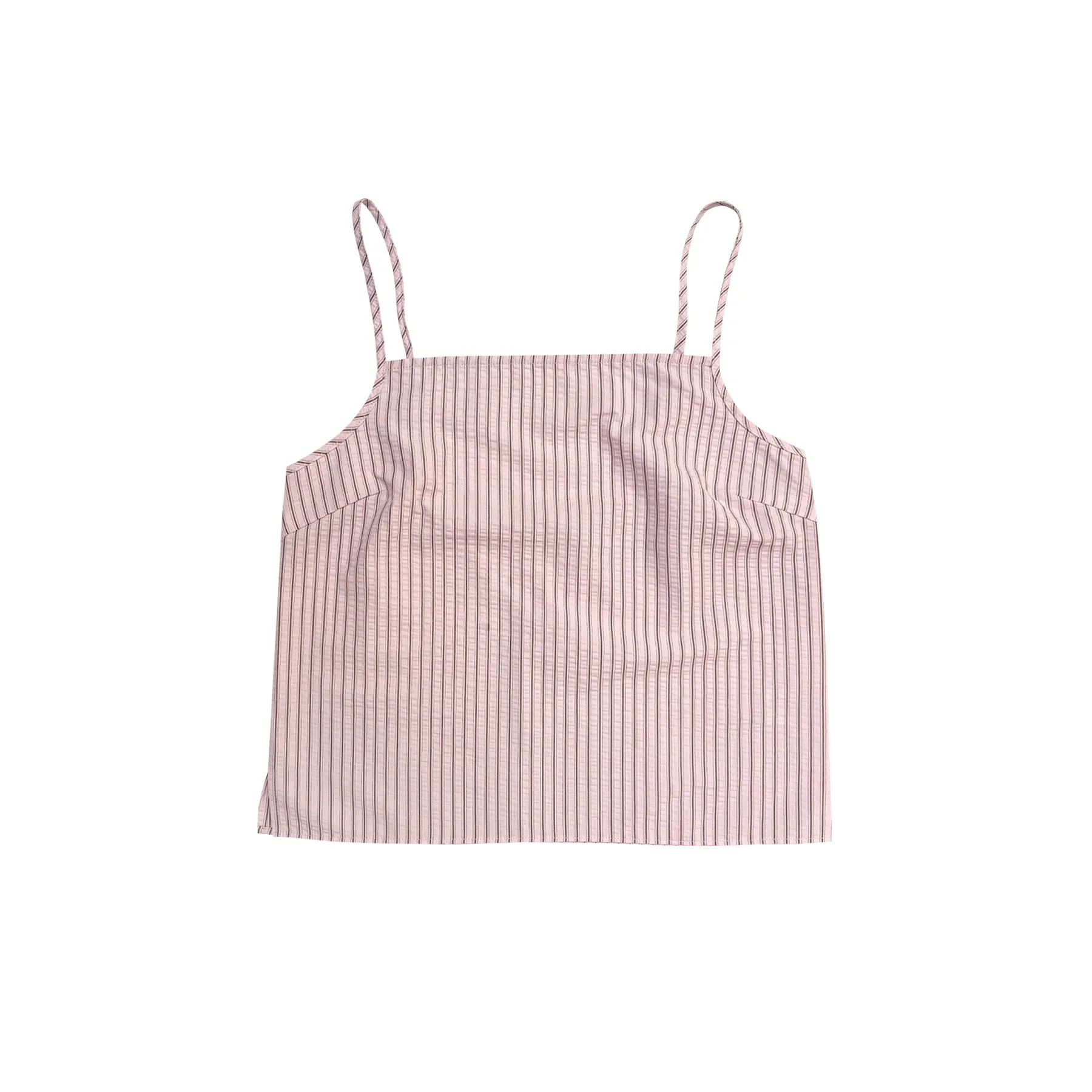 SLIP TOP - PINK/BROWN STRIPE sold by Ali Golden