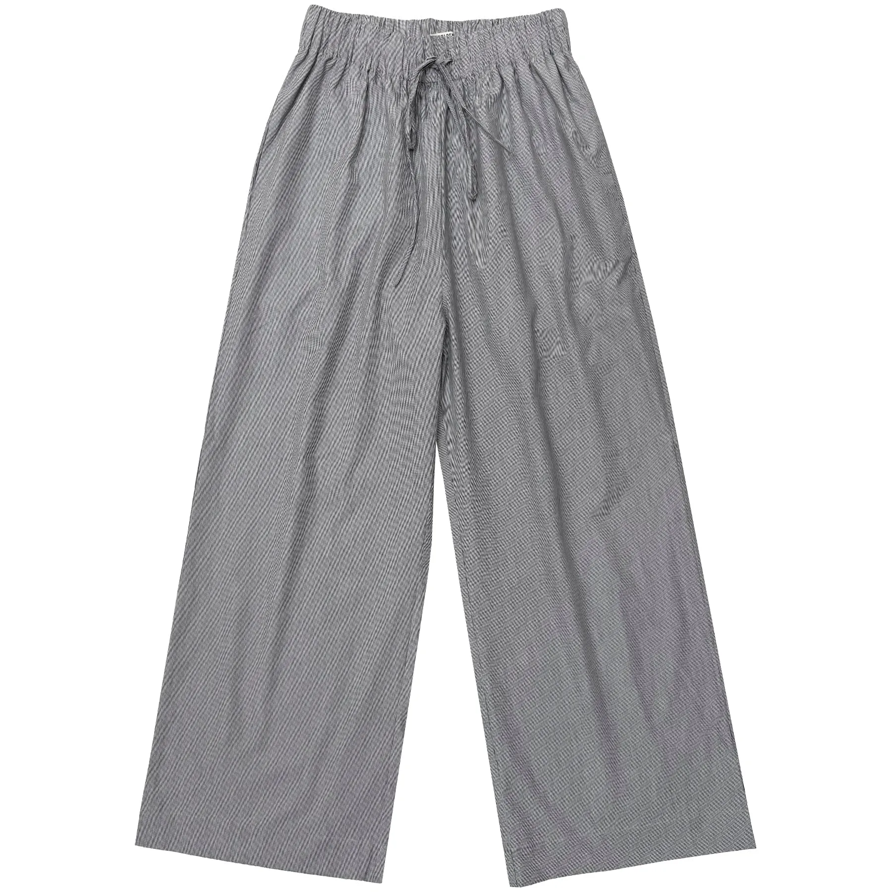 DRAWSTRING PANT - BLACK/WHITE STRIPE sold by Ali Golden