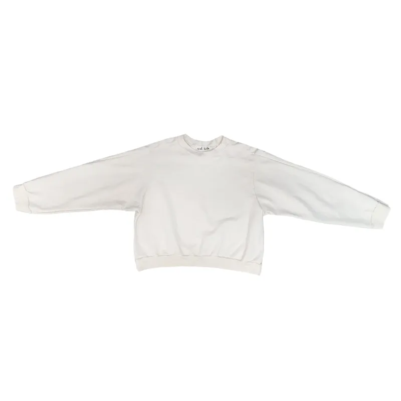 EASY SUMMER SWEATSHIRT - NATURAL made by Wol Hide