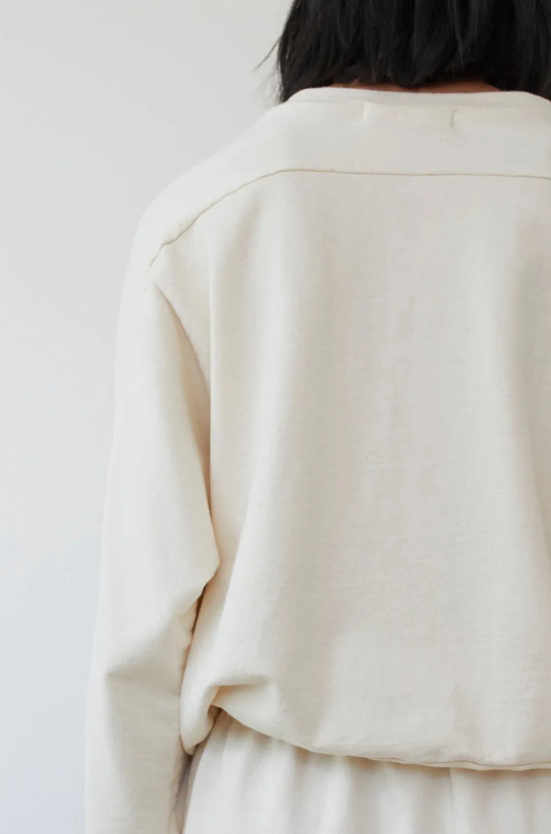 EASY SUMMER SWEATSHIRT - NATURAL sold by Ali Golden product image thumbnail 5