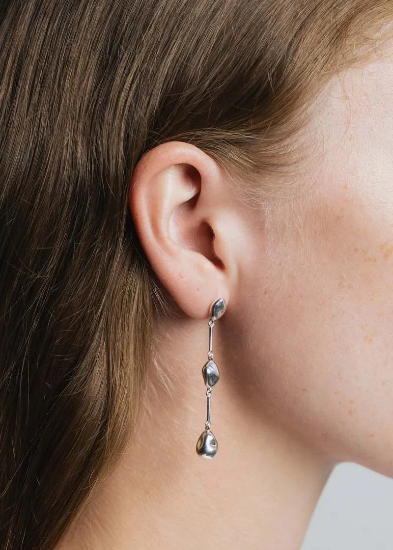 FILIPA EARRINGS - SILVER sold by Ali Golden product image thumbnail 2