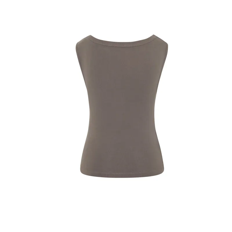 ORGANIC COTTON BALLERINA TOP - CLAY made by St. Agni