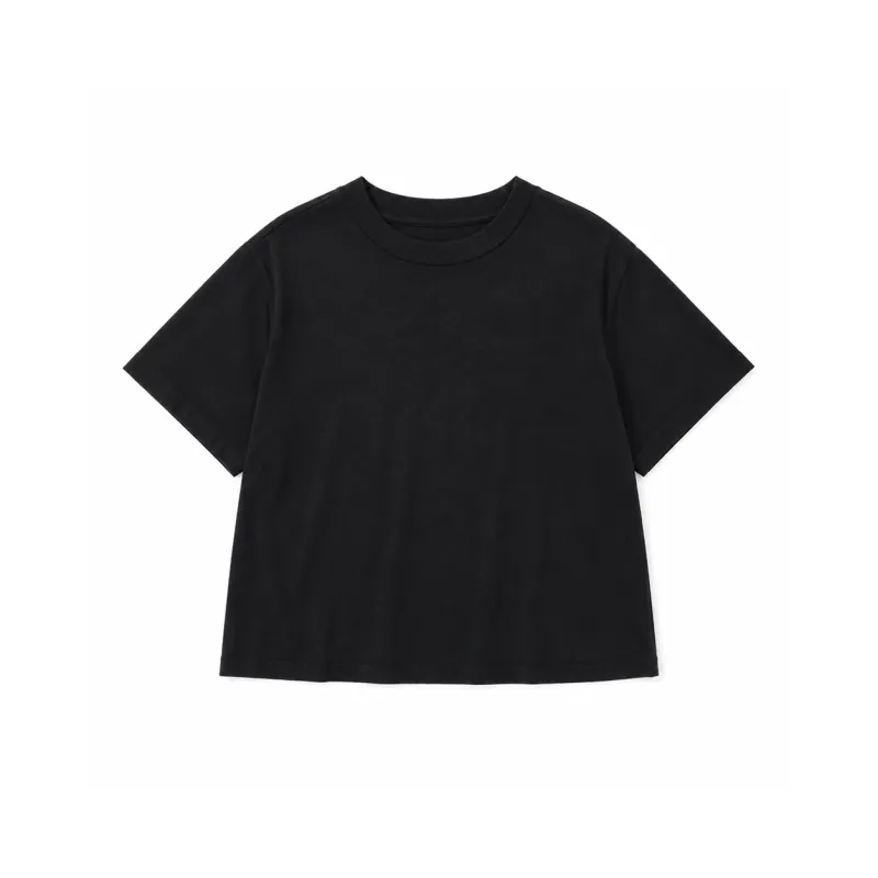 BOX TEE - BLACK made by Wol Hide