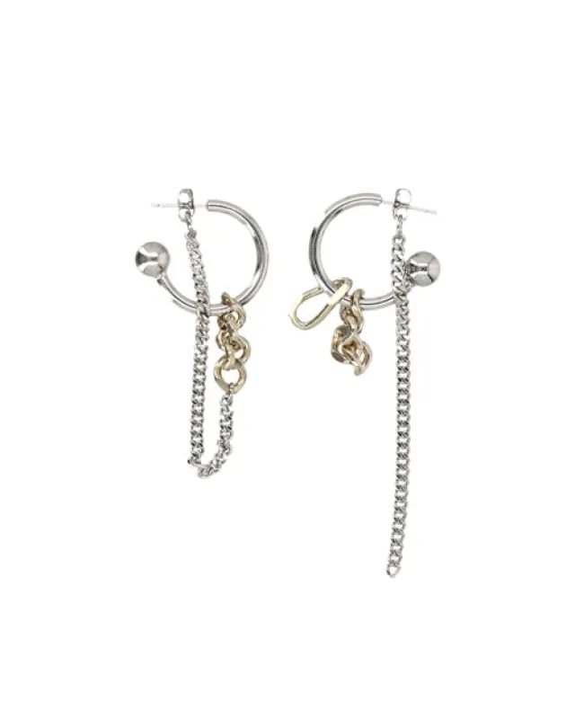 JENA EARRINGS - GOLD & PALLADIUM made by Justine Clenquet